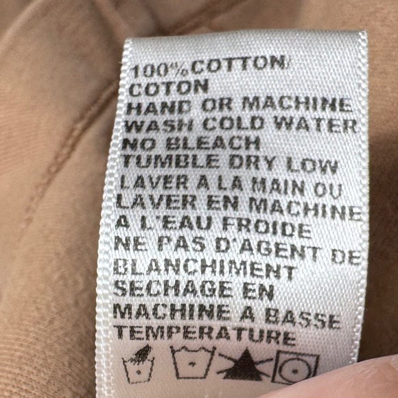 James Perse Brown Double Breasted Cotton Sweatshirt Jacket, Size 3 (L) - Picture 8 of 9